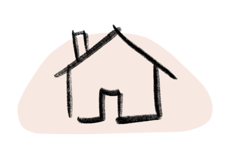 house illustration