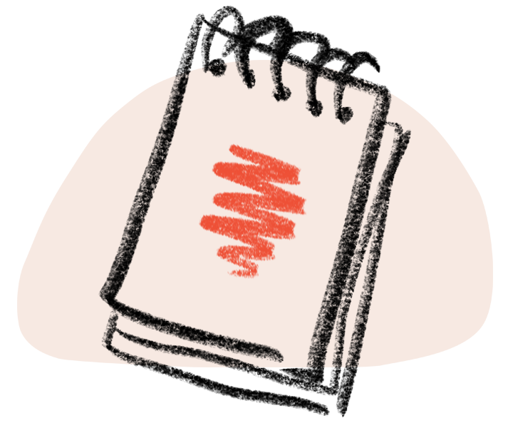 notepad illustration